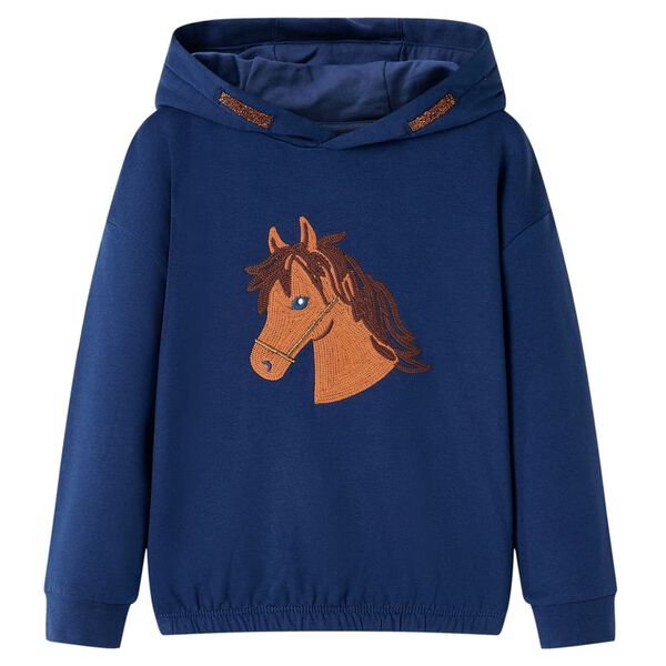 Kids' Hooded Sweatshirt Navy 116