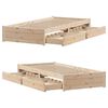 vidaXL Bed Frame without Mattress 100x200 cm Solid Wood Pine