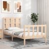 vidaXL Bed Frame without Mattress 90x190 cm Single Solid Wood Pine