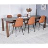 Venture Home Dining Chairs 2 pcs Polar Leather-look Brown and Black