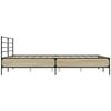 vidaXL Bed Frame without Mattress Sonoma Oak 160x200 cm