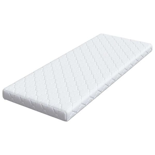 vidaXL Mattress with Coconut Layer White 200 x 80 cm PU Foam