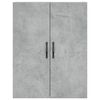 vidaXL Highboard Concrete Grey 69.5x34x180 cm Engineered Wood