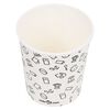 vidaXL Coffee Paper Cups 200 ml 100 pcs White and Black