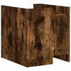 vidaXL Bedside Cabinet Smoked Oak 45x50x50 cm Engineered Wood