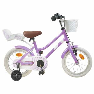 vidaXL Kids Bike 12 Inches for 2-4 Years Old Purple