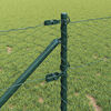 vidaXL Fence Post Green 25 x 0.8 m (36 mm mesh) Steel and PVC
