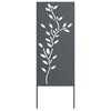 vidaXL Garden Privacy Screen Anthracite 50 x 140 cm Cold-rolled steel