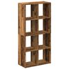 vidaXL Room Divider Bookcase Old Wood 69,5x29x137,5 cm Engineered Wood