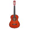 vidaXL Classical Guitar for Beginner and Kid 1/2 34" Basswood