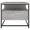 vidaXL Coffee Table Grey Sonoma 100x51x45 cm Engineered Wood