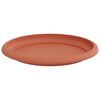 vidaXL Plant Pots 6 pcs Brick Red &Oslash; 26 x 21.5 cm Plastic