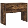 vidaXL Desk Smoked Oak 100 x 40 x 76 cm