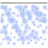 vidaXL LED Curtain Icicle Lights 10m 400 LED Blue 8 Function