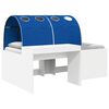 vidaXL Bed with Tunnel 4 pcs Artisian Oak and Blue Engineered Wood