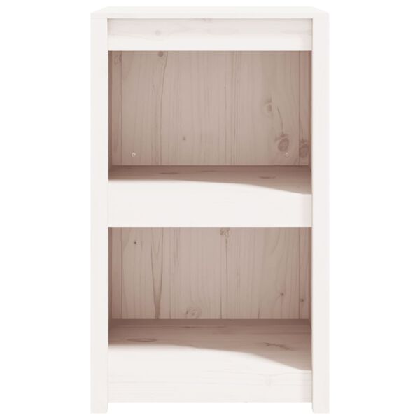 vidaXL Outdoor Kitchen Cabinet White 55x55x92 cm Solid Wood Pine