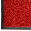 vidaXL Doormat Washable Red 120x180 cm