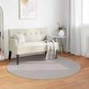 vidaXL Area Rugs Round Cream &Oslash; 120 CM