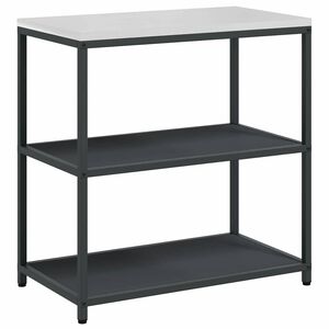 vidaXL Kitchen Storage with Shelf Anthracite 90 x 50 x 92 cm Steel
