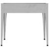 vidaXL Garden Planters 2 pcs Galvanised Steel