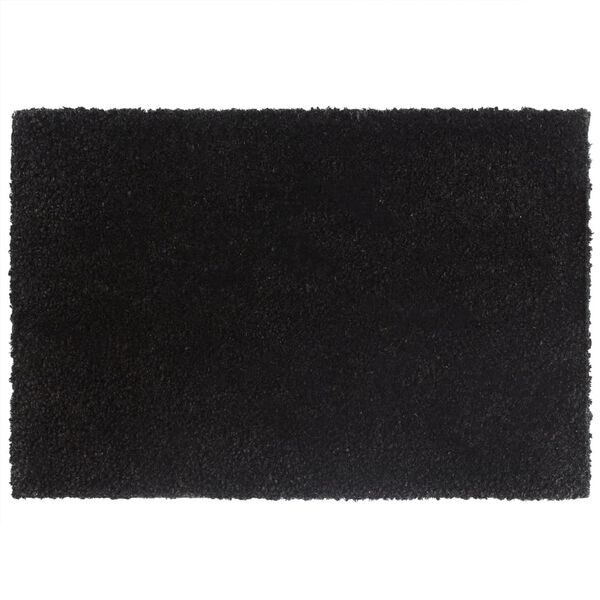vidaXL Door Mat Black 40x60 cm Tufted Coir