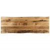 vidaXL Table Top Live Edge 140x40x3,8 cm Solid Wood Rough Mango