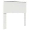 vidaXL Bed Frame with Headboard White 90 x 190 cm Engineered Wood