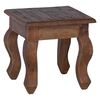 vidaXL Nesting Table 3 pcs Brown Solid Mahogany wood