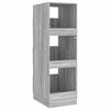 vidaXL Laundry Cabinet Grey Sonoma 50 x 68 x 162 cm Engineered wood
