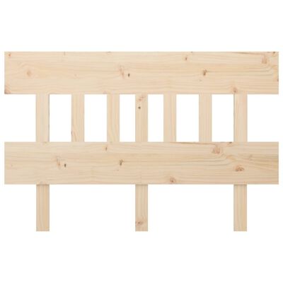 vidaXL Bed Headboard 163.5x3x81 cm Solid Wood Pine