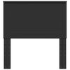 vidaXL Headboard with Headboard Black Oak 75 cm Engineered Wood