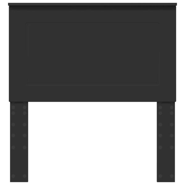 vidaXL Headboard with Headboard Black Oak 75 cm Engineered Wood