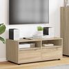 vidaXL TV Cabinet Sonoma Oak 100 x 48 x 43 cm Engineered Wood