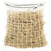 vidaXL Hay Nets 2 pcs Round White 100x100 cm PP