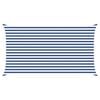 vidaXL Sun Shade Sail Blue and White 4,5 x 2,5 m 100% Polyester Oxford