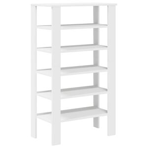 vidaXL Shoe Rack White 61x32x105 cm Engineered Wood