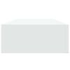 vidaXL Wall-mounted Drawer Shelf White 60x23.5x10 cm MDF