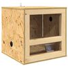 vidaXL Terrarium Brown 40 x 40 x 40 cm OSB