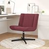 vidaXL Swivel Chair Wine Red 63 x 75 x 76 cm Fabric