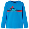 Kids' T-shirt with Long Sleeves Cobalt Blue 116