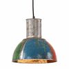 vidaXL Industrial Hanging Lamp 25 W Multicolour Round 28.5 cm E27