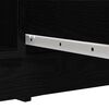 vidaXL Sideboard with Drawers Black Oak 100.5x35x98.5 cm Engineered Wood