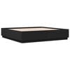 vidaXL Bed Frame without Mattress Black 200x200 cm