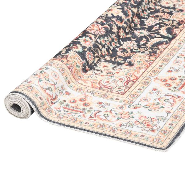 vidaXL Printed Rug Washable Foldable Multicolour 200x300 cm Polyester