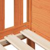 vidaXL Kids' House Bed Frame without Mattress Wax Brown 90x190 cm Single Pine