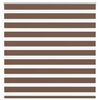 vidaXL Zebra Blind Brown 140x150 cm Fabric Width 135.9 cm Polyester