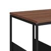 vidaXL Side Table Black 55x36x59.5 cm Engineered Wood