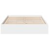vidaXL Bed Frame with Drawers without Mattress White 140x200 cm