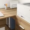 vidaXL Desk with Shelf Artisan Oak 102 x 50 x 75 cm Engineered Wood
