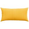 vidaXL Sofa Pillows 2 pcs Light Yellow 80 x 40 cm Corduroy Fabric